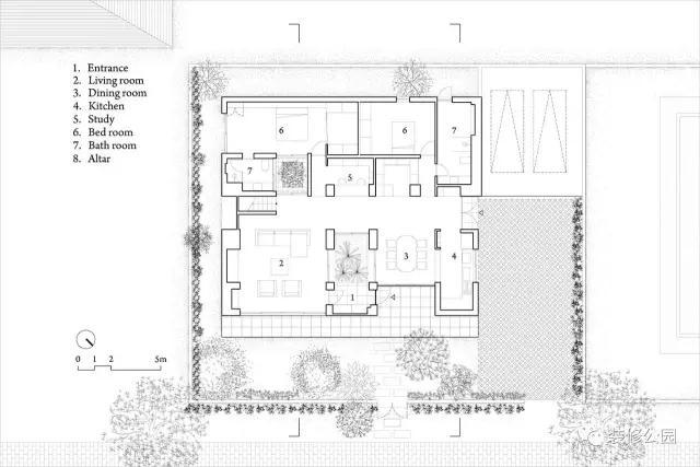 農(nóng)村別墅平屋頂坡屋頂都老了，看看人家樓梯頂，庭院露臺都包了