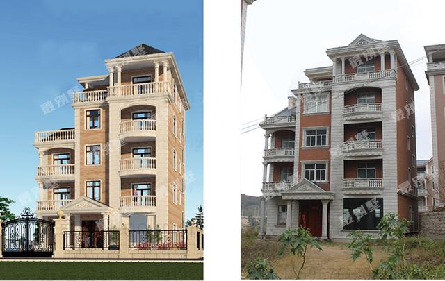 農(nóng)村別墅效果圖實(shí)景圖直接對(duì)比，誰(shuí)說(shuō)實(shí)景圖不如效果圖