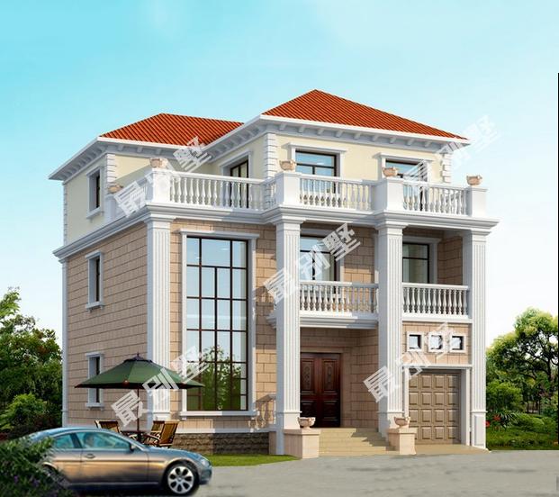 三層帶車庫的農(nóng)村別墅，驚艷全村，已經(jīng)買好圖紙村民都后悔沒早看到