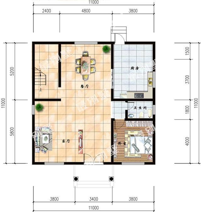 又一套農(nóng)村別墅火了，村里泥瓦匠師傅都來要圖紙，好建又實(shí)用