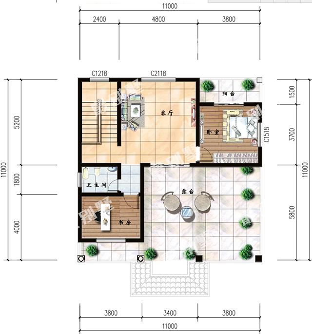又一套農(nóng)村別墅火了，村里泥瓦匠師傅都來要圖紙，好建又實(shí)用