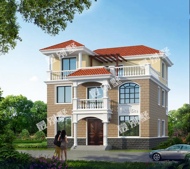 又一套農(nóng)村別墅火了，村里泥瓦匠師傅都來要圖紙，好建又實(shí)用