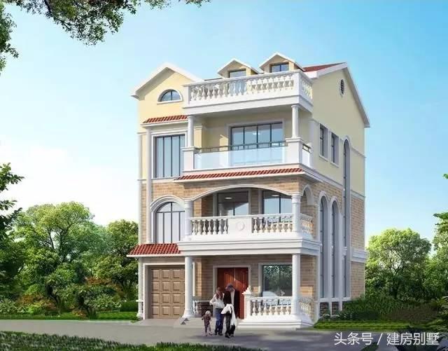 8.76×10.2米四層農(nóng)村別墅，鎮(zhèn)長家的房子都不如這個好