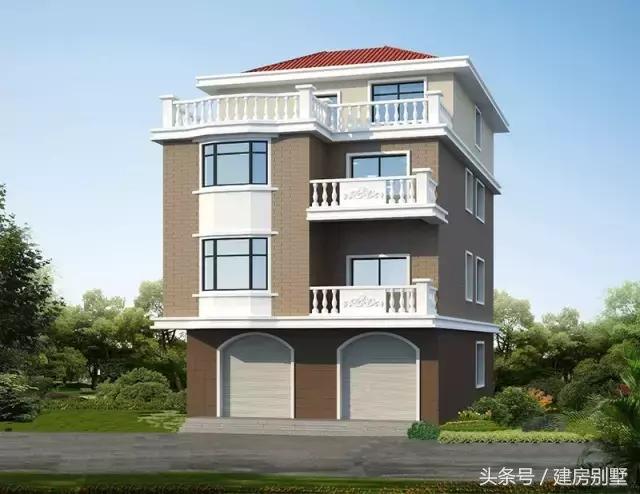 8×12.3米四層帶店面的商住兩用房，誰說面寬小的房子不好看