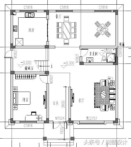 外挑陽臺帶大客廳鄉(xiāng)村自建三層別墅！頂樓帶閣樓實際為假四層！還有神臺！