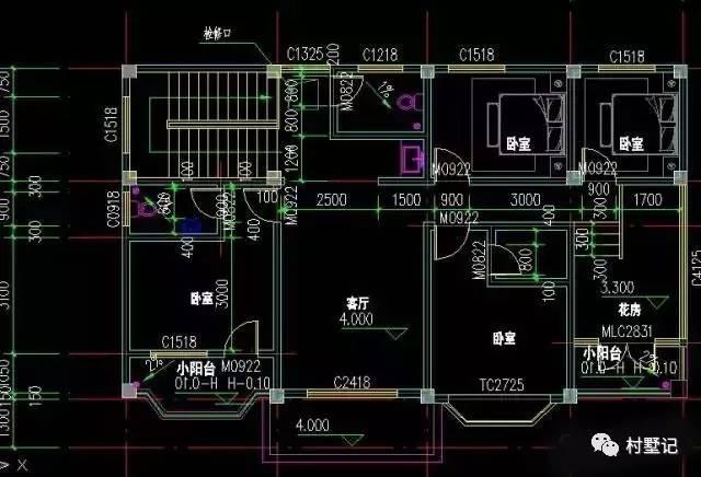 帶陽光房的二層農村別墅戶型，簡單省錢很漂亮