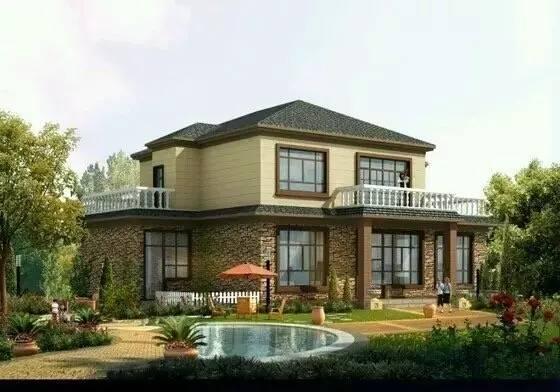 5套別墅戶型，第三套50萬，第二套最適合咱農(nóng)村