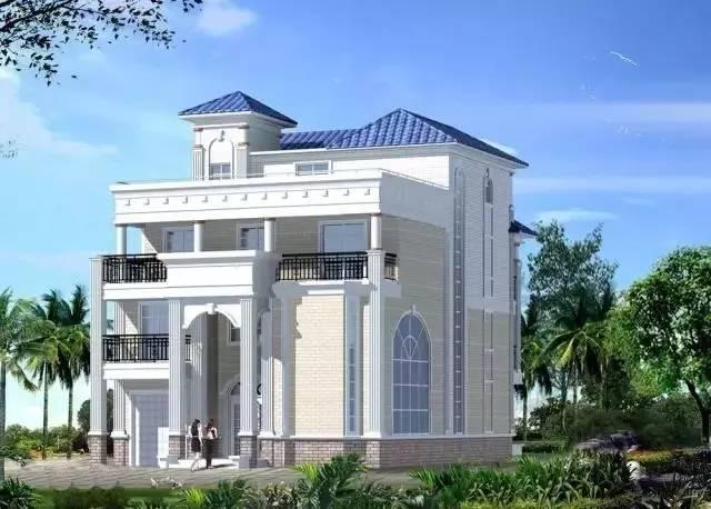 高檔配置的四層農(nóng)村別墅戶型，完爆城市商品房