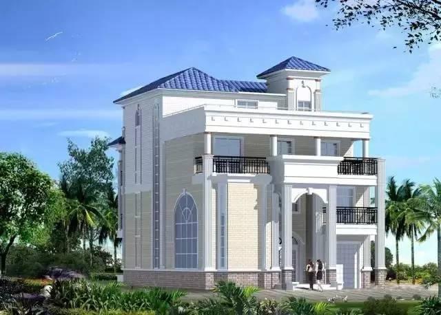 高檔配置的四層農(nóng)村別墅戶型，完爆城市商品房