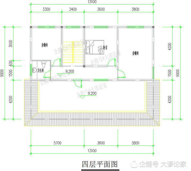 臥室很多的四層中式農(nóng)村別墅，過年招待親友再不怕沒地方了