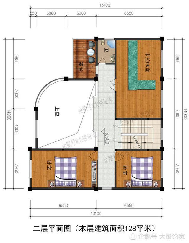 帶卡拉ok室的三層的農(nóng)村別墅，建好兒女們都愛回家了