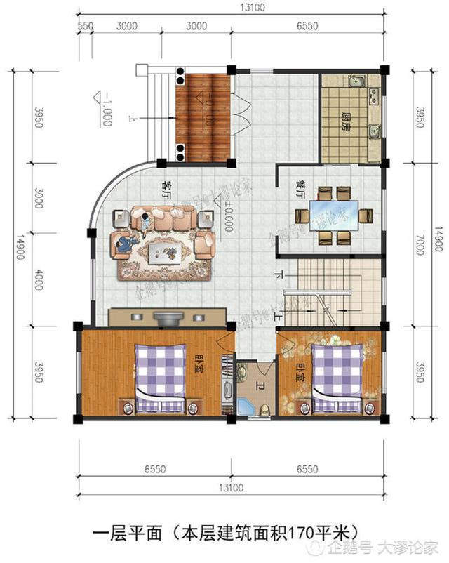 帶卡拉ok室的三層的農(nóng)村別墅，建好兒女們都愛回家了