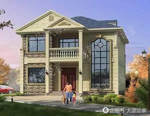 25萬建造二層農(nóng)村小別墅戶型，超簡約實用