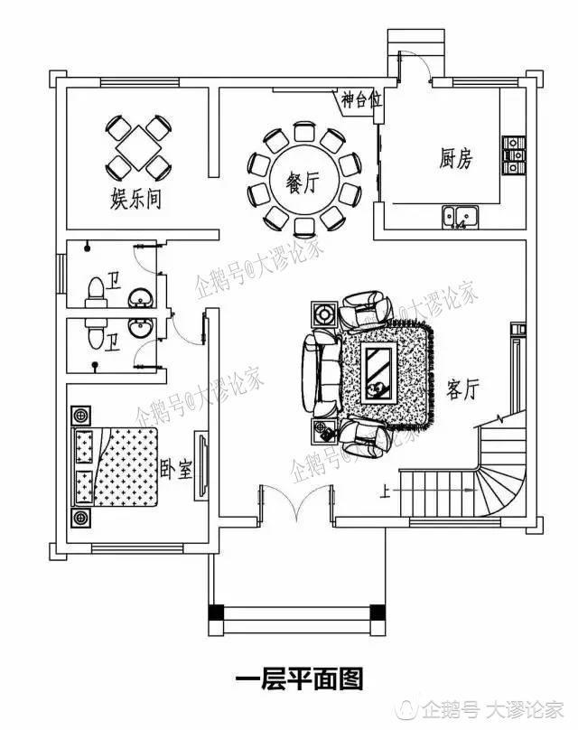 25萬建造二層農(nóng)村小別墅戶型，超簡約實用