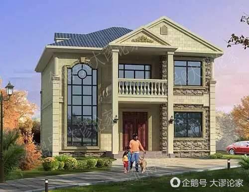 25萬建造二層農(nóng)村小別墅戶型，超簡約實用