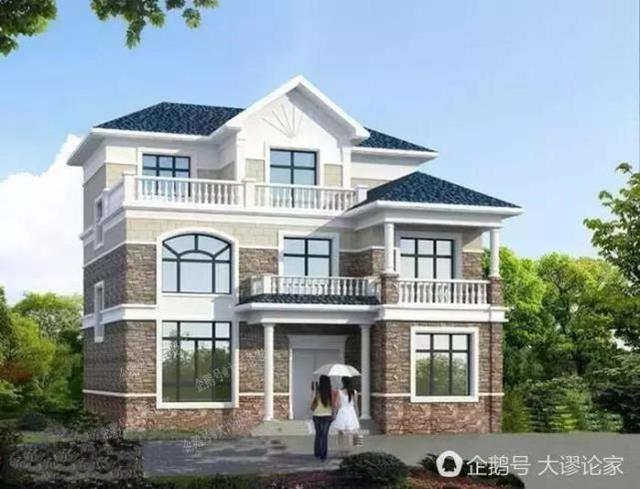 三層農(nóng)村自建房戶型，建出的效果和別墅比都不差