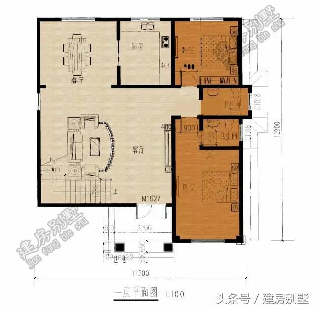 11.3×12.9米三層農(nóng)村別墅，經(jīng)典不過時(shí)戶型