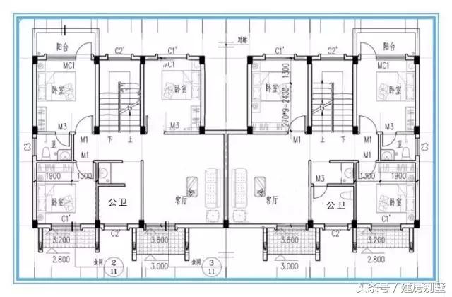 20×9.8米二層兄弟雙拼中式別墅，最美不過“中國美”