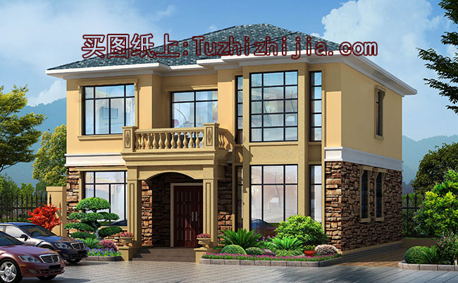 農村13萬元二層小樓圖，選一套自建，讓城里人羨慕吧！