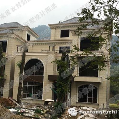 13×13復(fù)式四層自建房圖紙45萬3廳5室?guī)ш柟鈴d休閑廳套房