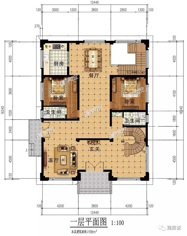 農(nóng)村自建別墅設(shè)計圖最佳戶型前6名！第2套造價只要30萬，您最喜歡哪一套呢