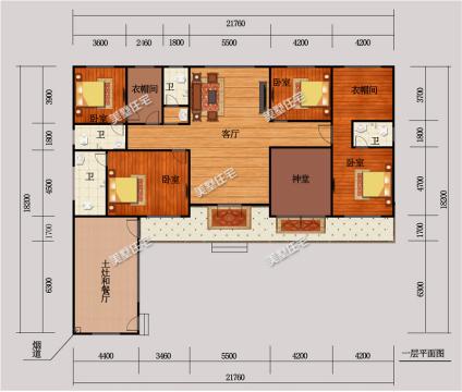 3款農(nóng)村一層小平房自建圖，風(fēng)格各異，功能齊全，適合度假和養(yǎng)老
