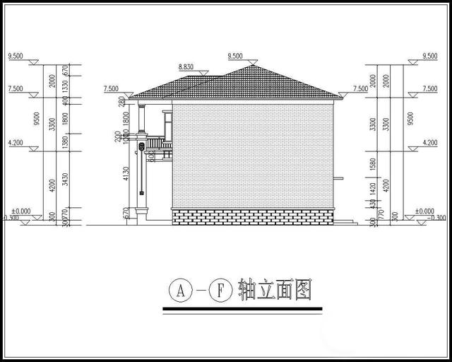 18萬帶堂屋的二層農村別墅，廚房單獨建好不好 含平面和立面圖