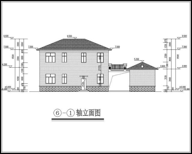18萬帶堂屋的二層農村別墅，廚房單獨建好不好 含平面和立面圖