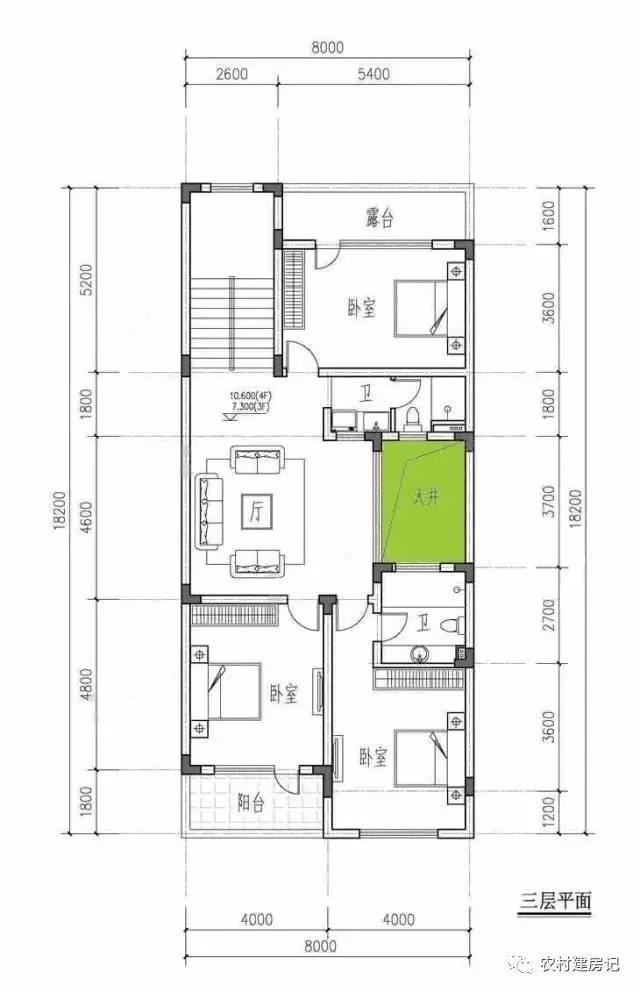兩邊有鄰居不能開窗怎么辦？看這款別墅設(shè)計(jì)讓你的房屋采光通透