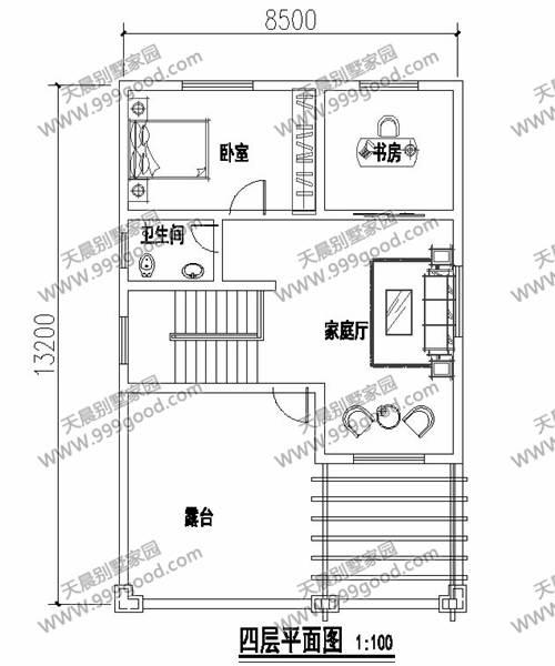 3套三層半別墅設(shè)計(jì)圖，第一套造價(jià)只要33萬(wàn)