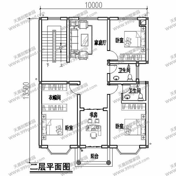 6套面寬10米左右的別墅圖紙，用地面寬小就這樣建！