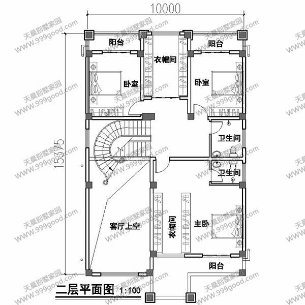 6套面寬10米左右的別墅圖紙，用地面寬小就這樣建！