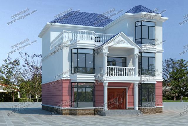 6套面寬10米左右的別墅圖紙，用地面寬小就這樣建！