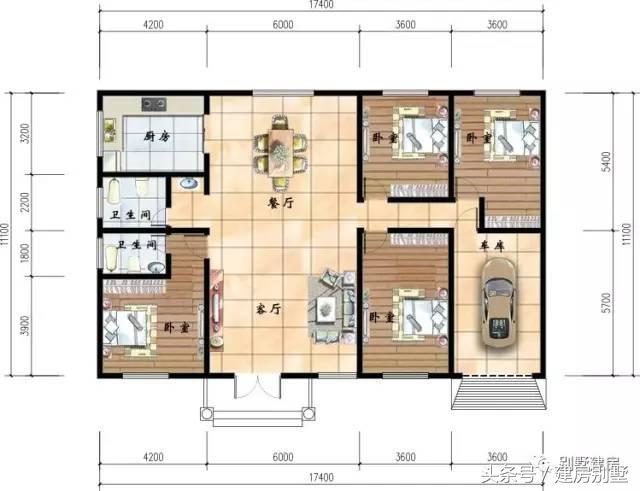 精選兩套一層農(nóng)村別墅，月薪5000也建得起的別墅