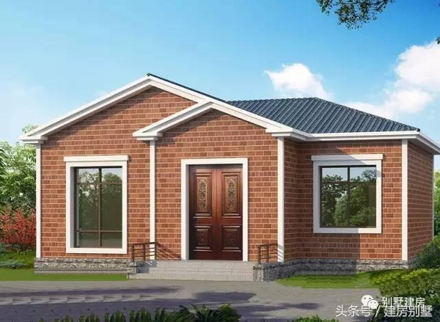 精選兩套一層農(nóng)村別墅，月薪5000也建得起的別墅