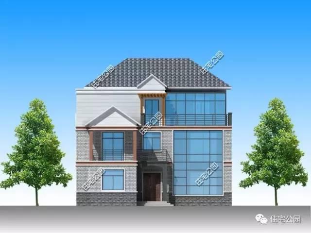 35萬就能蓋起這樣一棟別墅，3層設(shè)計還帶挑空客廳，喜歡嗎？