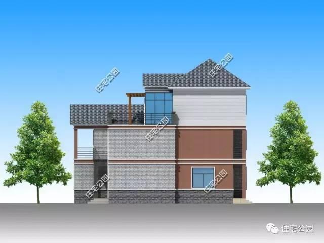 35萬就能蓋起這樣一棟別墅，3層設(shè)計還帶挑空客廳，喜歡嗎？