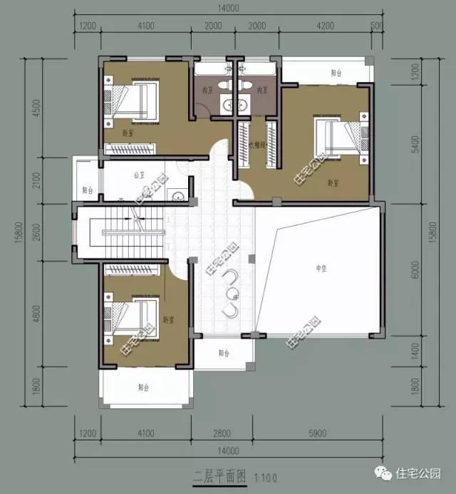 35萬就能蓋起這樣一棟別墅，3層設(shè)計還帶挑空客廳，喜歡嗎？