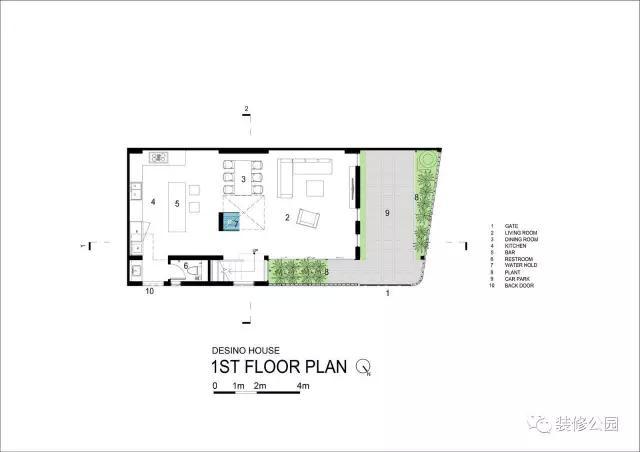 6.5米X11米，滿眼綠色的鄉(xiāng)村別墅，含平面圖