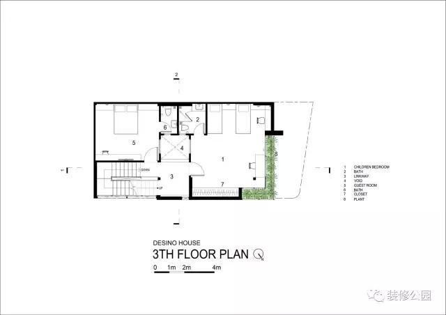 6.5米X11米，滿眼綠色的鄉(xiāng)村別墅，含平面圖