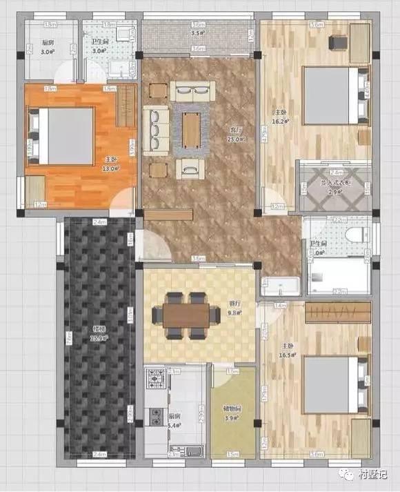 山東老板曬90萬(wàn)的農(nóng)村自建房，房間大的可以當(dāng)教室用