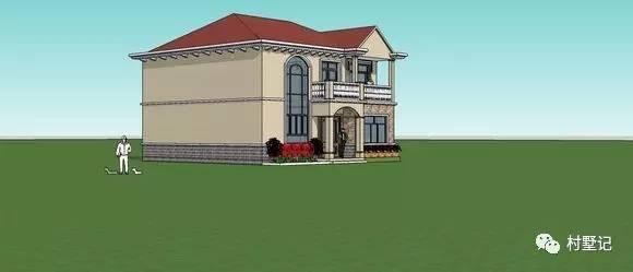 安徽網(wǎng)友為父母自建二層復式農(nóng)村別墅，美得不敢看