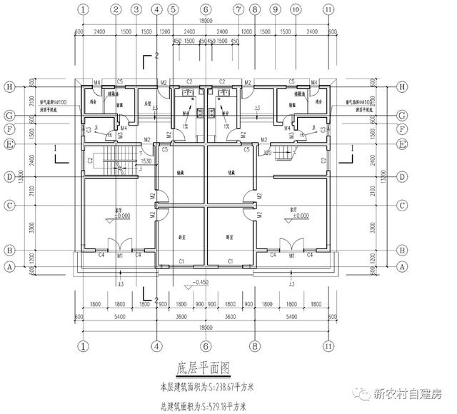 帶后院和豬圈，簡(jiǎn)單的雙拼別墅，農(nóng)村還有養(yǎng)豬的嗎
