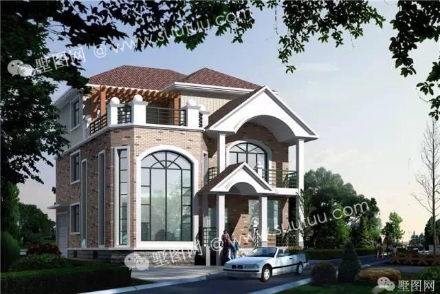 14X10現(xiàn)代三層新農(nóng)村小別墅，外觀造型真的很實(shí)用