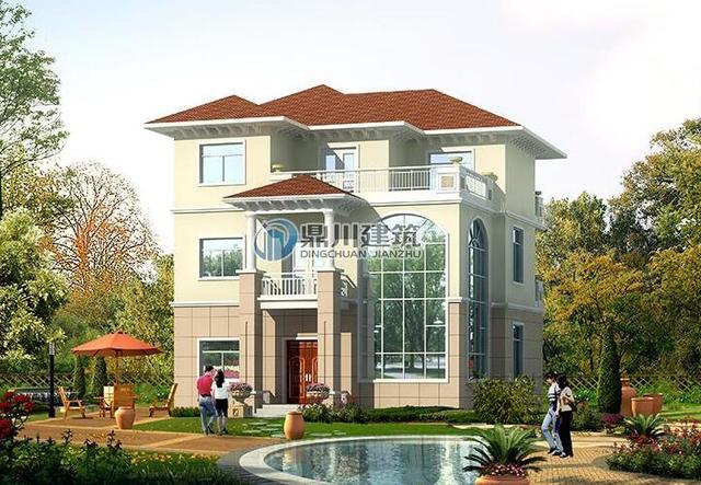 三層復(fù)式小別墅，都說(shuō)不管從哪個(gè)方向看都好看，這錢花的太值了！