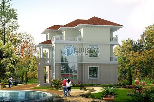 三層復(fù)式小別墅，都說(shuō)不管從哪個(gè)方向看都好看，這錢花的太值了！