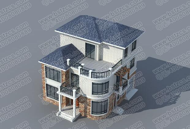 這款三層簡歐小別墅，都說建出來比效果圖好看，你們覺得呢？