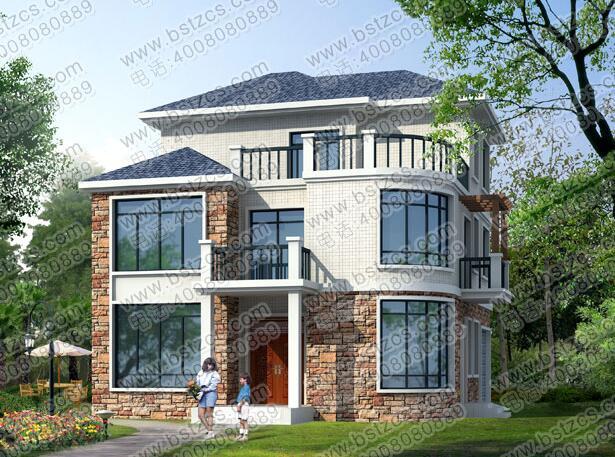 這款三層簡歐小別墅，都說建出來比效果圖好看，你們覺得呢？