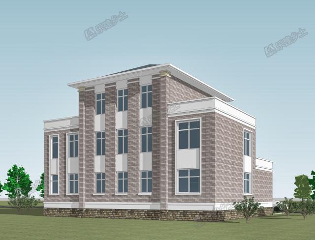 三層農(nóng)村自建民宅，專為兩代人居住設(shè)計