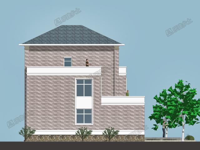 三層農(nóng)村自建民宅，專為兩代人居住設(shè)計